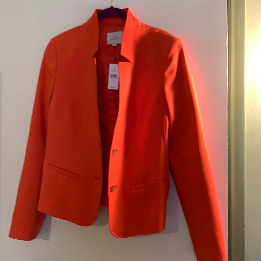 Loft Orange Blazer